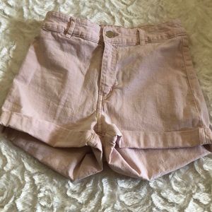 Light pink shorts